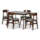  New Classic Furniture Morocco D331-20-GRY Dining Chair w/Light Gray Seat Cushion IMAGE 4