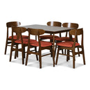  New Classic Furniture Morocco D331-20-ORG Dining Chair w/Orange Seat Cushion IMAGE 6