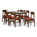  New Classic Furniture Morocco D331-20-ORG Dining Chair w/Orange Seat Cushion IMAGE 7