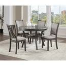  New Classic Furniture Amy D3651-50S-GRY 5 pc Dining Set - Gray IMAGE 1