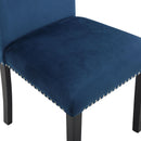  New Classic Furniture Celeste D400-20-BLU Dining Chair - Blue IMAGE 5
