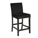  New Classic Furniture Celeste D400-22-BLK Counter Height Chair - Black IMAGE 2