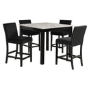  New Classic Furniture Celeste D400-22-BLK Counter Height Chair - Black IMAGE 7