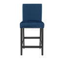  New Classic Furniture Celeste D400-22-BLU Counter Height Chair - Blue IMAGE 1