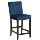  New Classic Furniture Celeste D400-22-BLU Counter Height Chair - Blue IMAGE 2