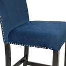  New Classic Furniture Celeste D400-22-BLU Counter Height Chair - Blue IMAGE 5
