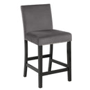  New Classic Furniture Celeste D400-22-GRY Counter Height Chair - Gray IMAGE 2