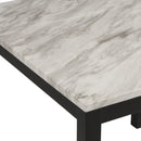  New Classic Furniture Celeste D400-52S-GRY 5 pc 42" Marble Counter Table & 4 Chairs - Gray IMAGE 3