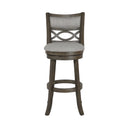  New Classic Furniture Manchester S1128-BS-FG 29" Bar Stool - Antique Gray W/ Fabric Seat IMAGE 1