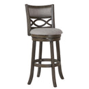  New Classic Furniture Manchester S1128-BS-FG 29" Bar Stool - Antique Gray W/ Fabric Seat IMAGE 2
