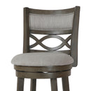  New Classic Furniture Manchester S1128-BS-FG 29" Bar Stool - Antique Gray W/ Fabric Seat IMAGE 4