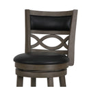  New Classic Furniture Manchester S1128-BS-PG 29" Bar Stool - Antique Gray W/ PU Seat IMAGE 4