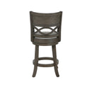  New Classic Furniture Manchester S1128-CS-FG 24" Counter Stool - Antique Gray W/ Fabric Seat IMAGE 3