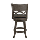  New Classic Furniture Manchester S1128-CS-PG 24" Counter Stool - Antique Gray W/ PU Seat IMAGE 3