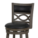  New Classic Furniture Manchester S1128-CS-PG 24" Counter Stool - Antique Gray W/ PU Seat IMAGE 4