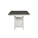  New Classic Furniture Richland D7522 Counter Dining Table - White/Brown IMAGE 5