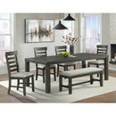  Elements International Colorado DCO100SC Dining Side Chair IMAGE 3
