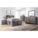  Elements International Emily Grey EG100DRMR Dresser and Mirror Set IMAGE 3