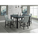  Elements International Francesca CFC300CTTC Counter Height Dining Table - Grey IMAGE 3