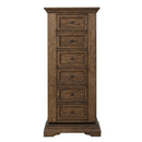  New Classic Furniture Mar Vista B658-079 Swivel Lingerie Chest - Walnut IMAGE 1