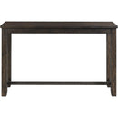  Elements International Stone TST100BTSP 4 pc Counter Height Dinette - Charcoal IMAGE 10