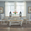  Liberty Furniture Industries Inc. Lindsey Farm 62WH-C9000B Backless Bench IMAGE 9