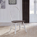  Liberty Furniture Industries Inc. Farmhouse 139WH-C1000S Windsor Back Side Chair IMAGE 6
