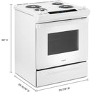  Color_White  -- 30 inch Freestanding Electric Range with Frozen Bake™ Technology IMAGE 9