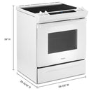  Color_White  -- 30 inch Freestanding Electric Range with Frozen Bake™ Technology IMAGE 10