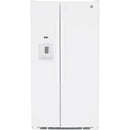  GE 36-inch, 25.3 cu. ft. Side-by-Side Refrigerator with Water and Ice Dispenser GSS25GGPWW IMAGE 1