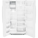  GE 36-inch, 25.3 cu. ft. Side-by-Side Refrigerator with Water and Ice Dispenser GSS25GGPWW IMAGE 2