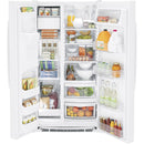  GE 36-inch, 25.3 cu. ft. Side-by-Side Refrigerator with Water and Ice Dispenser GSS25GGPWW IMAGE 3