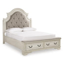  Size_Queen  -- Realyn Upholstered Platform Bed with Storage IMAGE 1