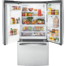  GE 33-inch, 17.5 cu.ft. Counter-Depth French 3-Door Refrigerator with External Water and Ice Dispensing System GYE18JYLFS IMAGE 4