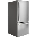  GE 30-inch, 21 cu.ft. Freestanding Bottom Freezer with LED Lighting GBE21DYKFS IMAGE 2