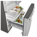  GE 30-inch, 20.8 cu.ft. Freestanding French 3-Door Refrigerator with Interior Ice Maker GNE21FYKFS IMAGE 5
