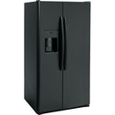  GE 36-inch 25.3 cu.ft. Freestanding Side-by-Side Refrigerator with LED Lighting GSE25GGPBB IMAGE 2