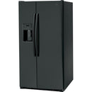  GE 36-inch 25.3 cu.ft. Freestanding Side-by-Side Refrigerator with LED Lighting GSE25GGPBB IMAGE 3