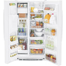 GE 36-inch 25.3 cu.ft. Freestanding Side-by-Side Refrigerator with LED Lighting GSE25GGPWW IMAGE 7