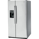  GE 36-inch 25.3 cu.ft. Freestanding Side-by-Side Refrigerator with LED Lighting GSE25GYPFS IMAGE 3