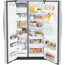  GE 36-inch 25.3 cu.ft. Freestanding Side-by-Side Refrigerator with LED Lighting GSE25GYPFS IMAGE 7