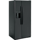  GE 33-inch 23 cu.ft. Freestanding Side-by-Side Refrigerator with LED Lighting GSE23GGPBB IMAGE 2