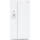  GE 33-inch 23 cu.ft. Freestanding Side-by-Side Refrigerator with LED Lighting GSE23GGPWW IMAGE 1
