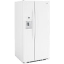  GE 33-inch 23 cu.ft. Freestanding Side-by-Side Refrigerator with LED Lighting GSE23GGPWW IMAGE 2