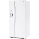  GE 33-inch 23 cu.ft. Freestanding Side-by-Side Refrigerator with LED Lighting GSE23GGPWW IMAGE 3