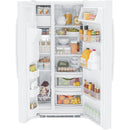  GE 33-inch 23 cu.ft. Freestanding Side-by-Side Refrigerator with LED Lighting GSE23GGPWW IMAGE 5
