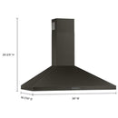  Whirlpool 36-inch Chimney Wall Hood WVW93UC6LV IMAGE 7