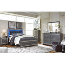  Size_Queen  -- Lodanna Panel Bed IMAGE 8
