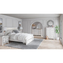  Size_Queen  -- Altyra Upholstered Panel Bed with Storage IMAGE 5