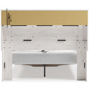  Size_Queen  -- Altyra Upholstered Bookcase Bed with Storage IMAGE 4